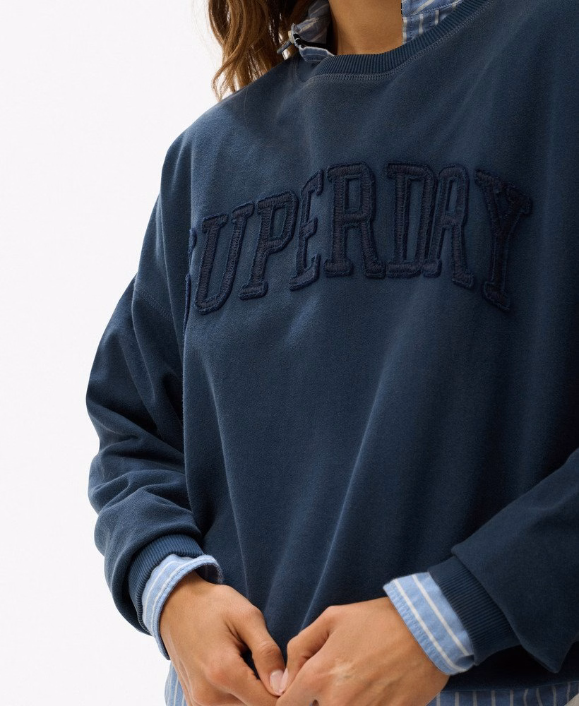 Athletic Essentials Tonal Applique Crew Sweatshirt