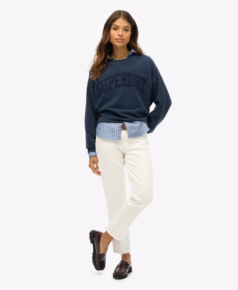 Athletic Essentials Tonal Applique Crew Sweatshirt