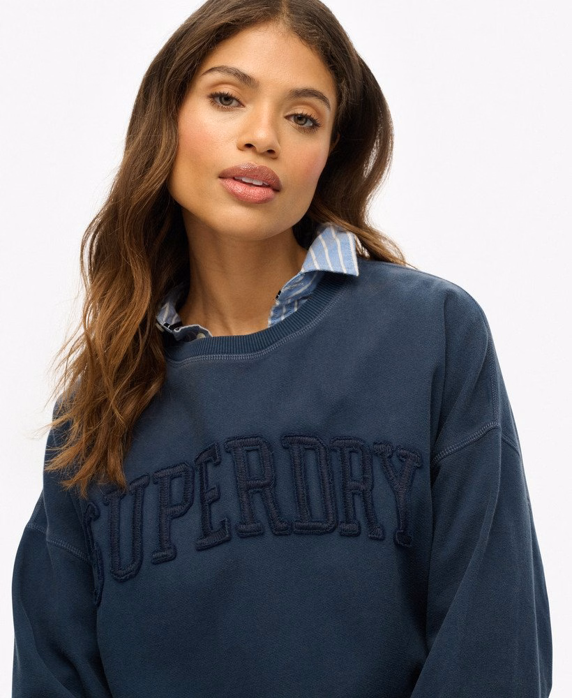 Athletic Essentials Tonal Applique Crew Sweatshirt