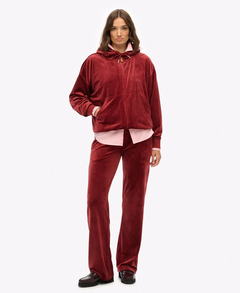 Country Club Velours Zip Hoodie