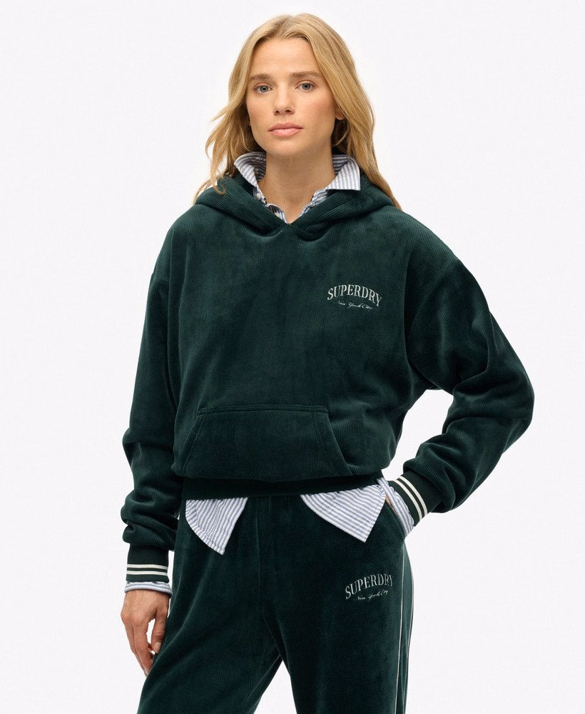 Country Club Velours Relaxte Hoodie