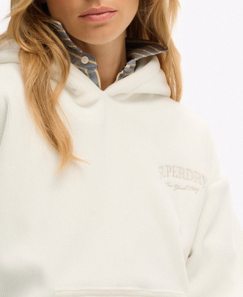 Country Club Velours Relaxte Hoodie