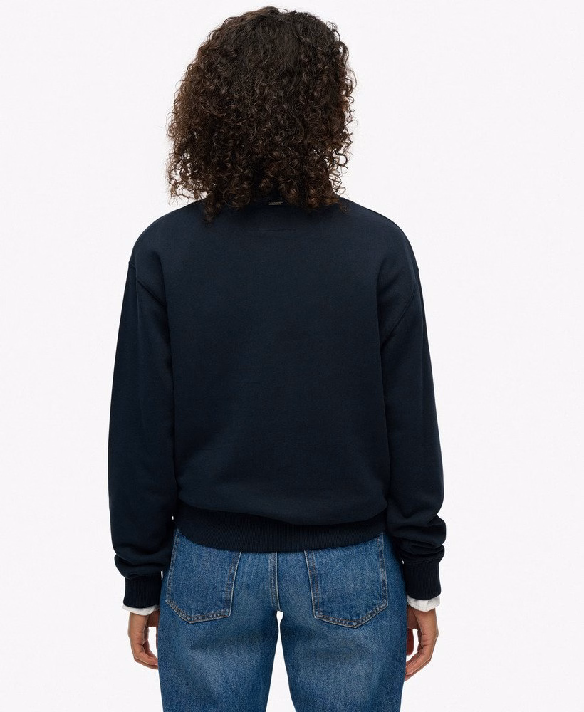 Country Club Crest Half Zip Sweatshirt