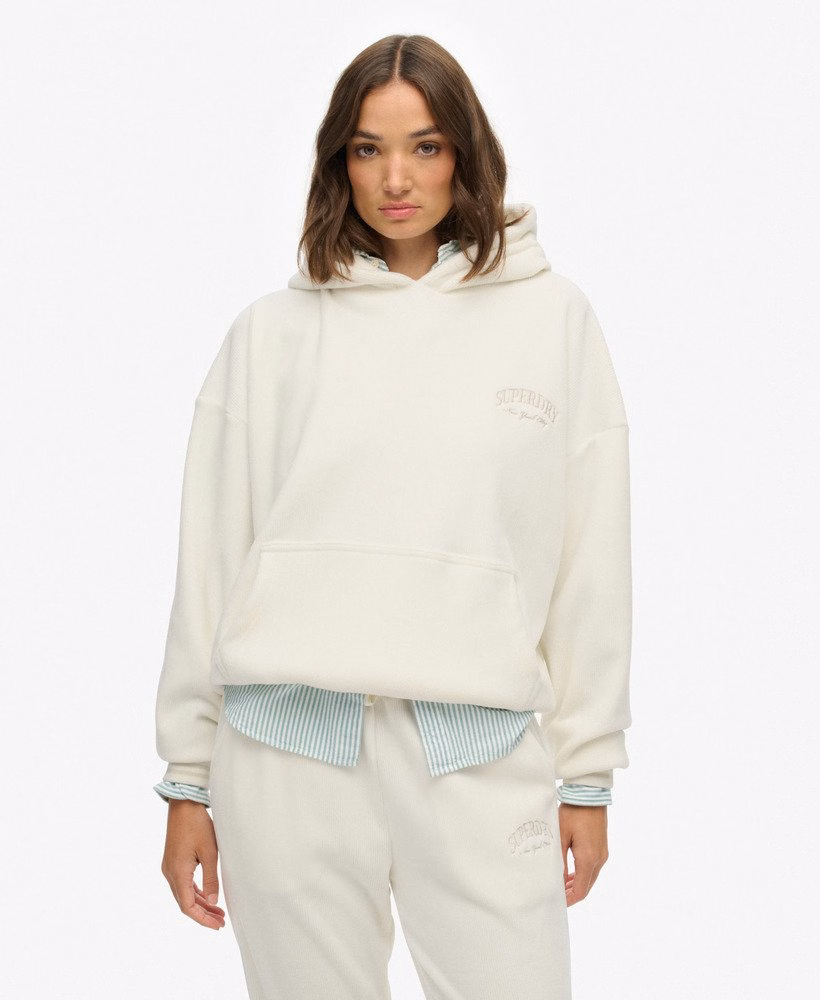 Country Club Velours Relaxte Hoodie