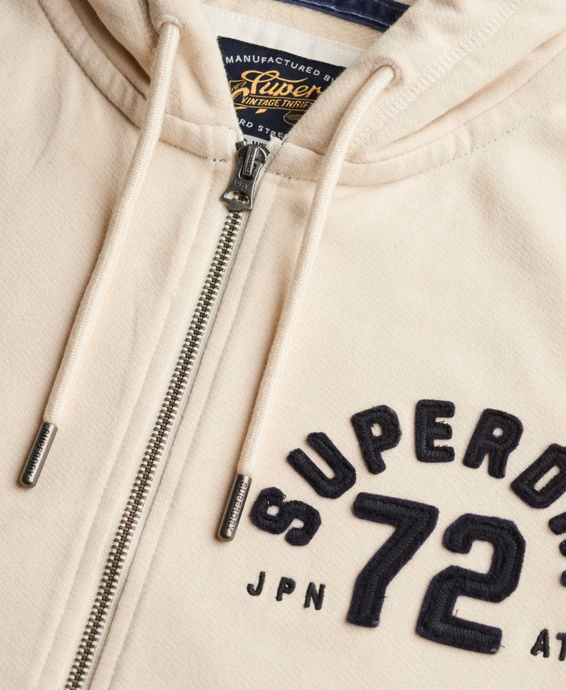 Sportieve, relaxte crop hoodie met rits