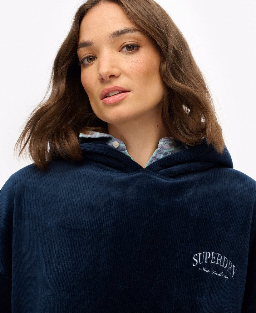Country Club Velours Relaxte Hoodie