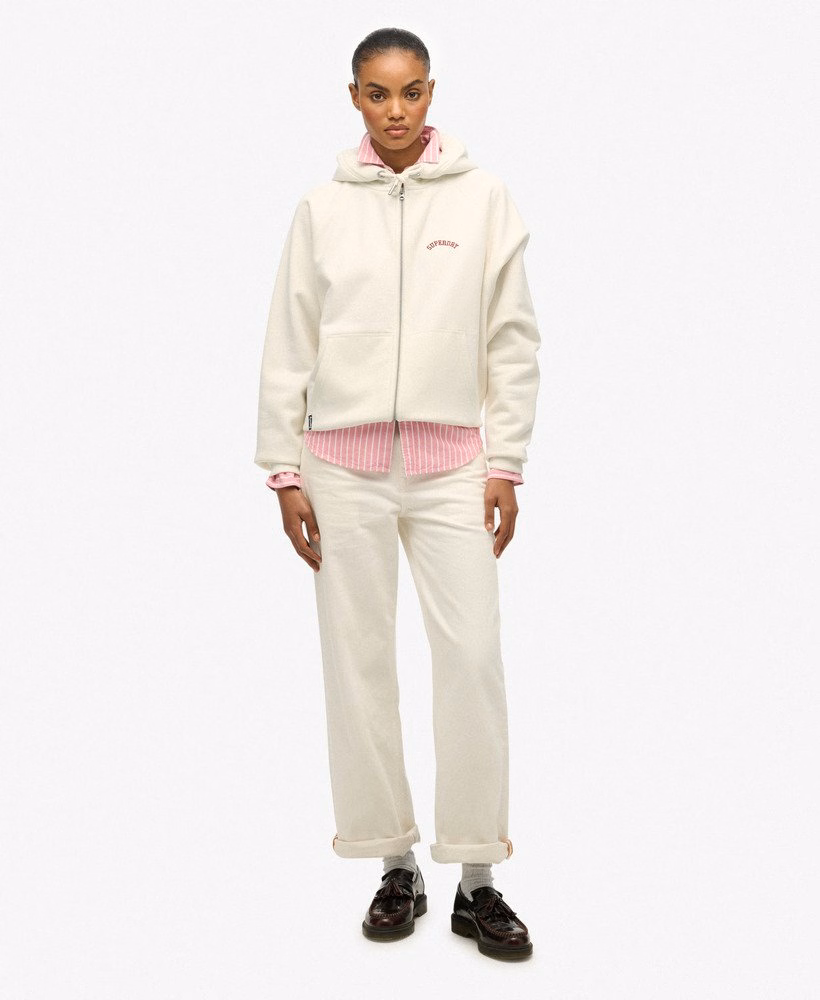 Essential Logo Raglan Zip Hoodie