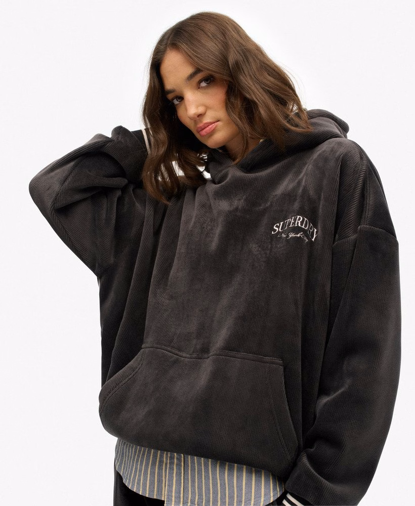 Country Club Velours Relaxte Hoodie