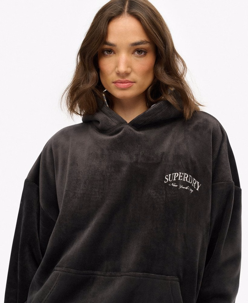 Country Club Velours Relaxte Hoodie