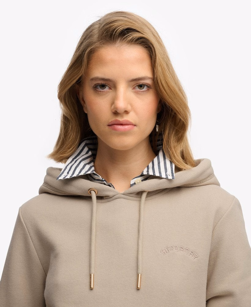 Hoodie met geborduurd Essential-logo