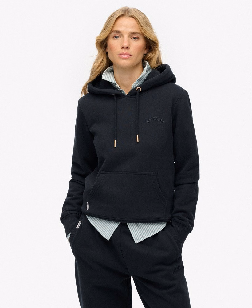Hoodie met geborduurd Essential-logo