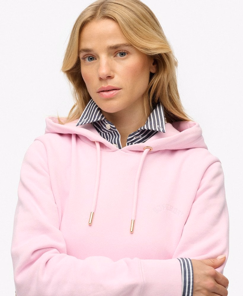 Hoodie met geborduurd Essential-logo