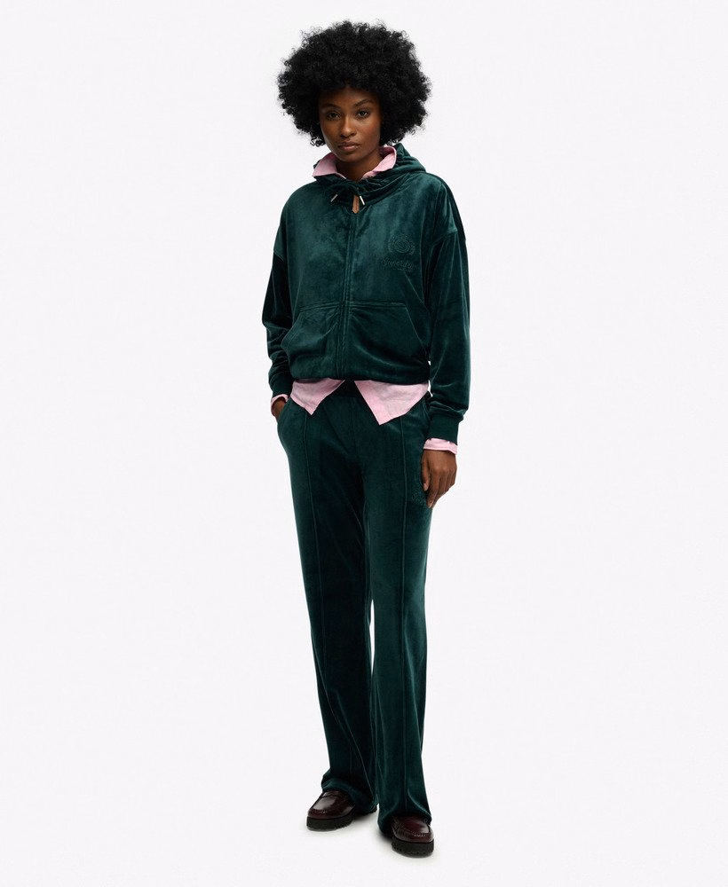 Country Club Velours Zip Hoodie