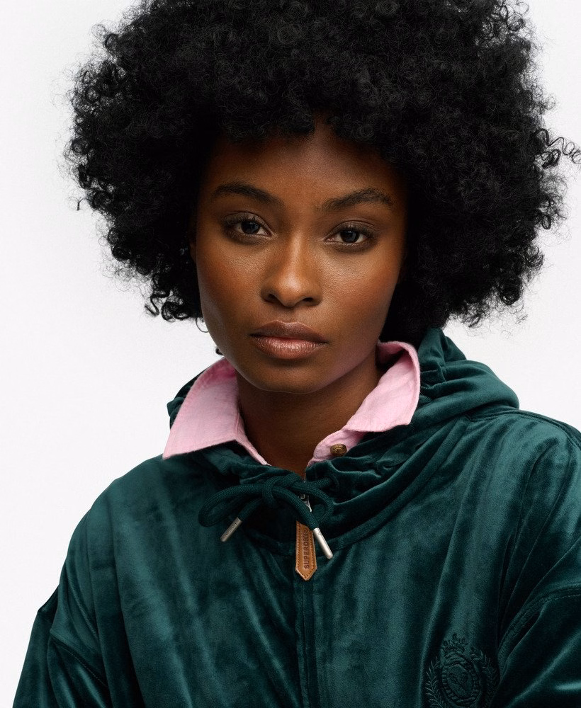 Country Club Velours Zip Hoodie
