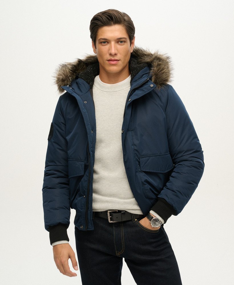everest bomberjack in nautisch marineblauw