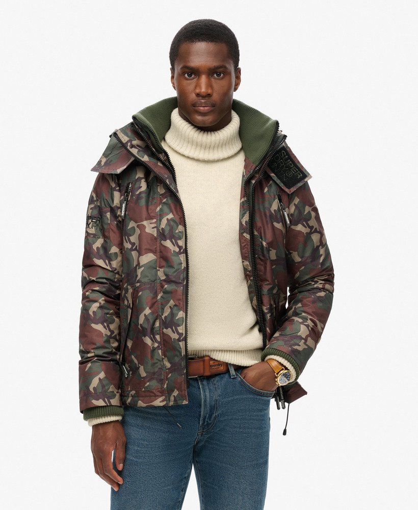 mountain sd windjack in alpine camouflage