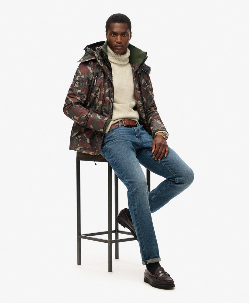 mountain sd windjack in alpine camouflage