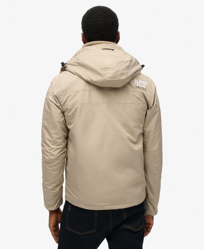 mountain sd windjack in wintergroenbeige
