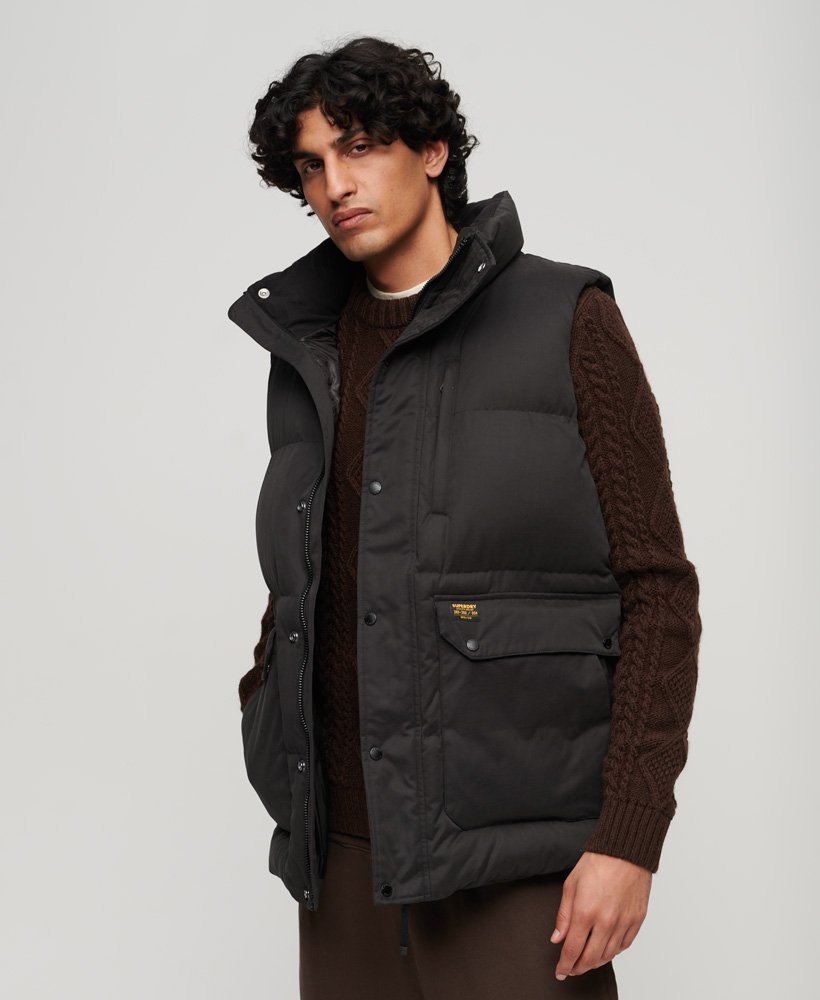 gilet zonder capuchon in zwart