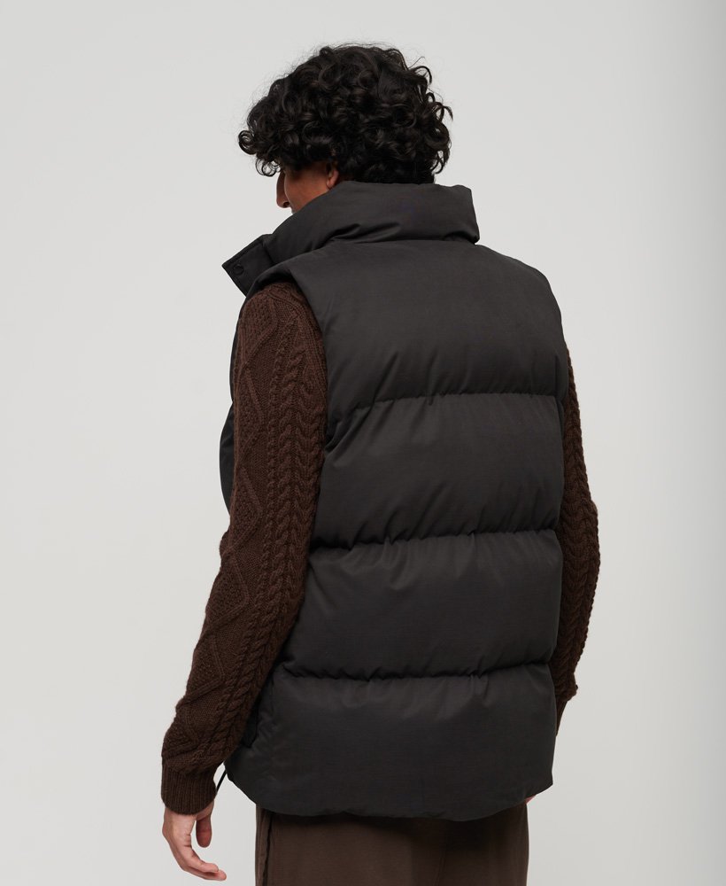 gilet zonder capuchon in zwart