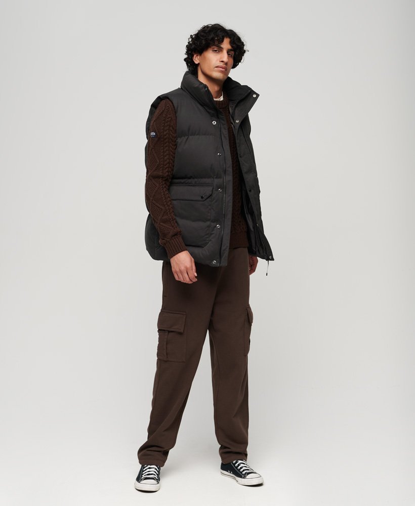 gilet zonder capuchon in zwart