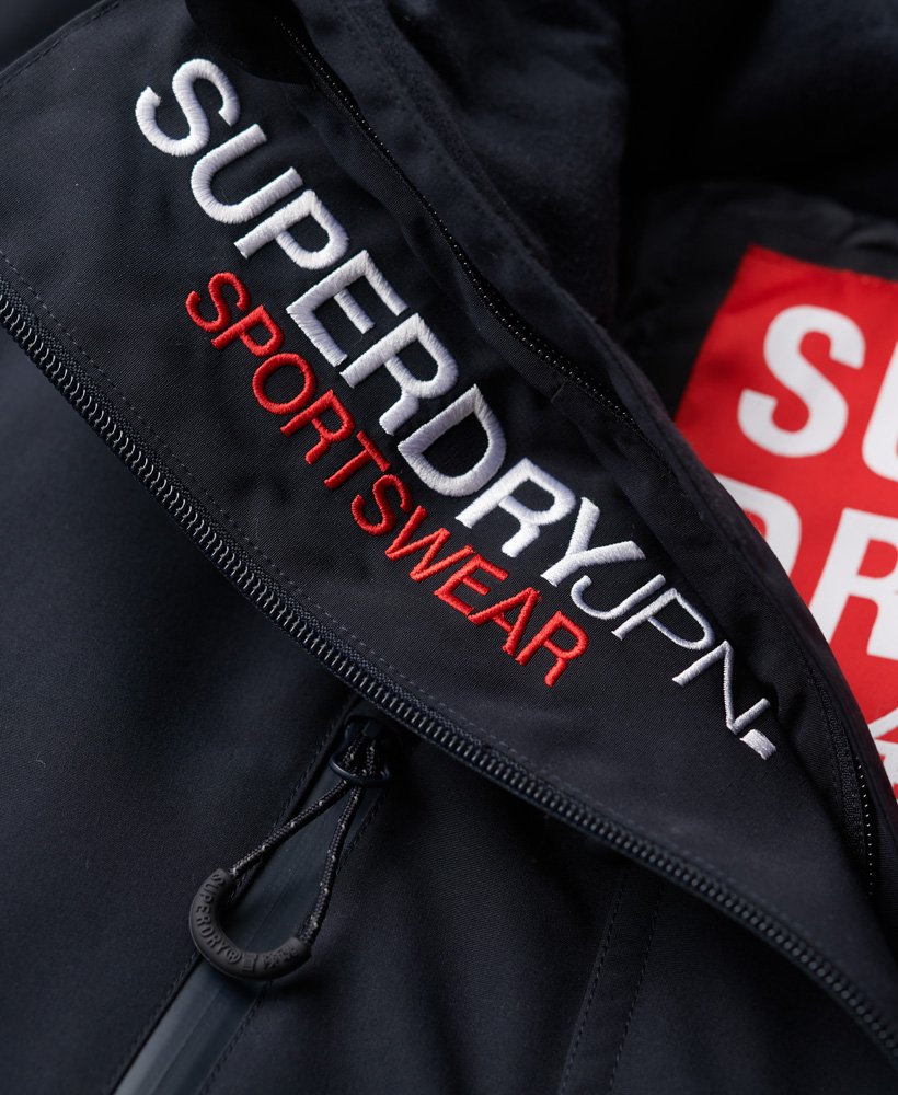 hooded ultimate sd windbreaker jacket in eclipse navy