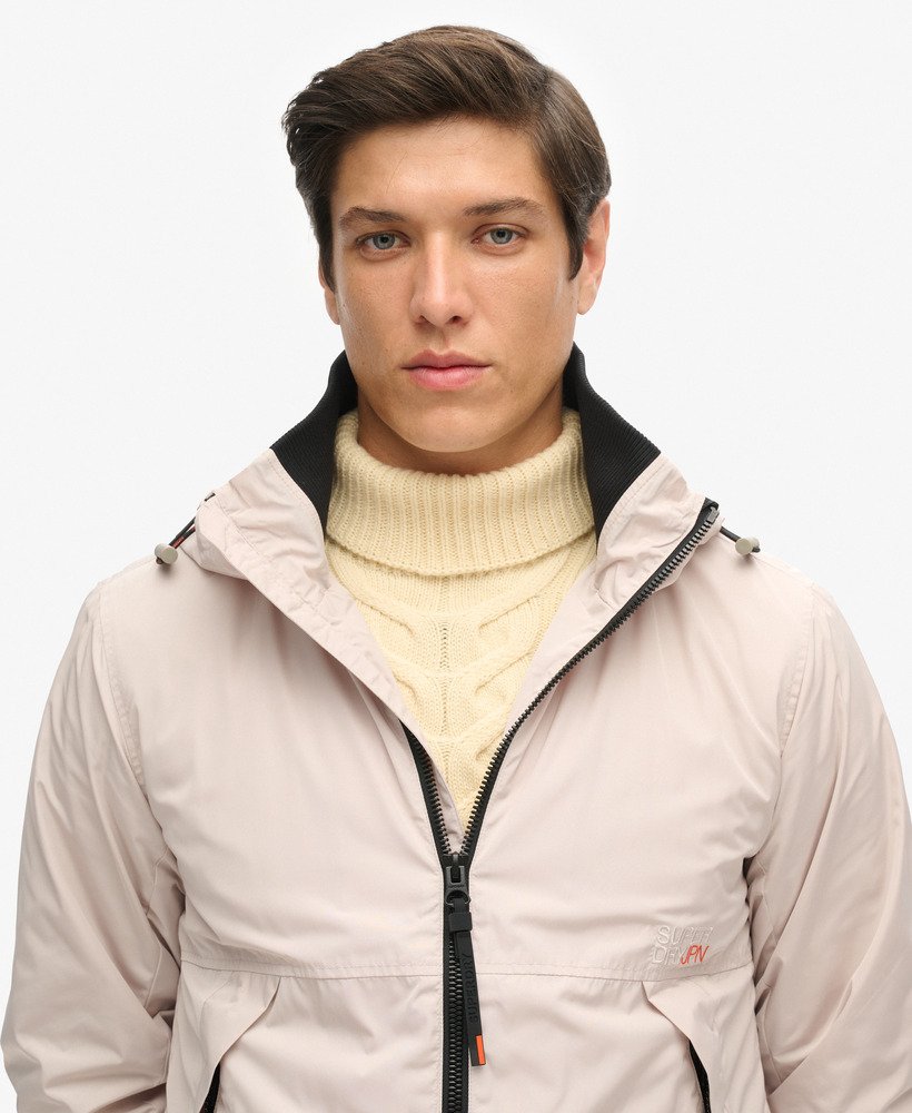 windbreakerjack met capuchon van sd in chateau gray