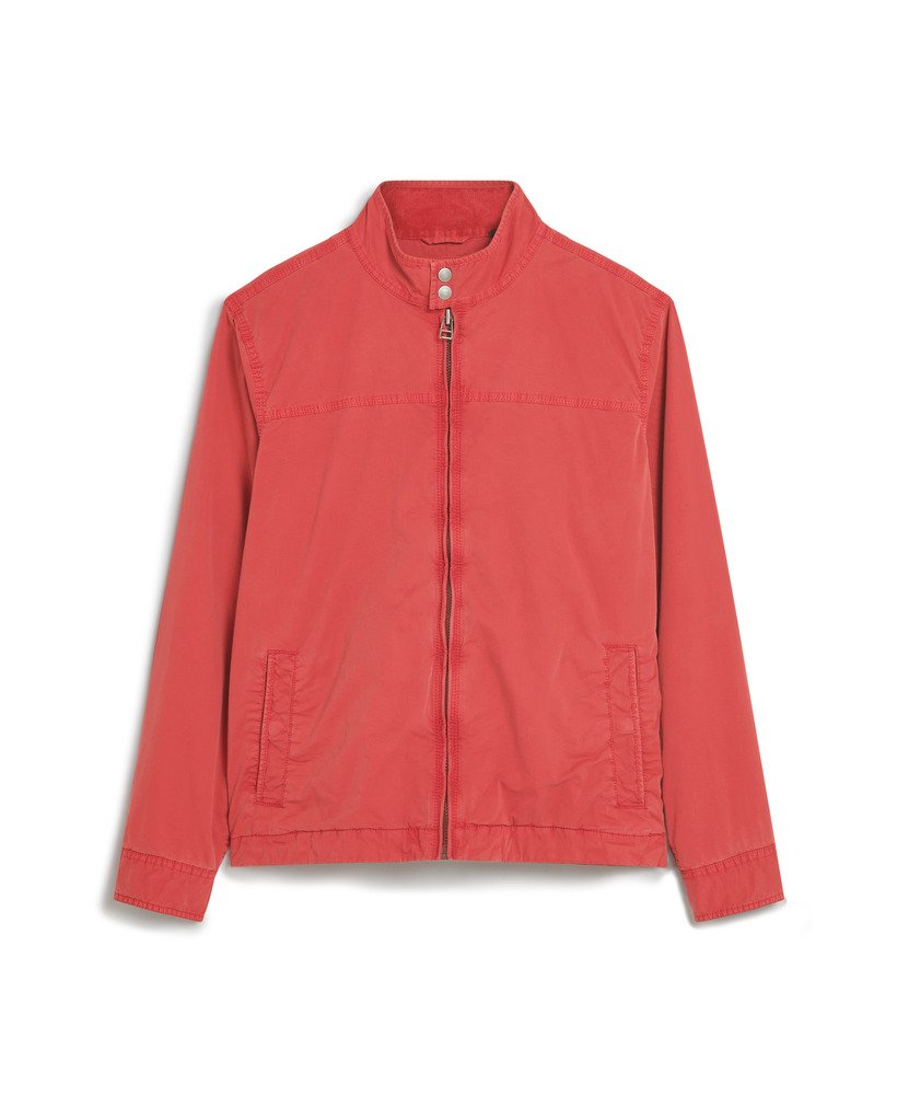 klassieke harrington-jas in varsity red