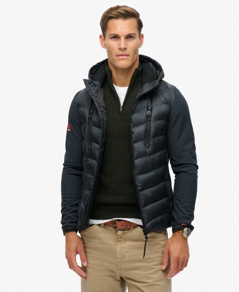 storm softshelljack met capuchon in eclipse navy