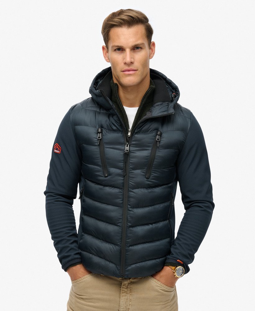 storm softshelljack met capuchon in eclipse navy