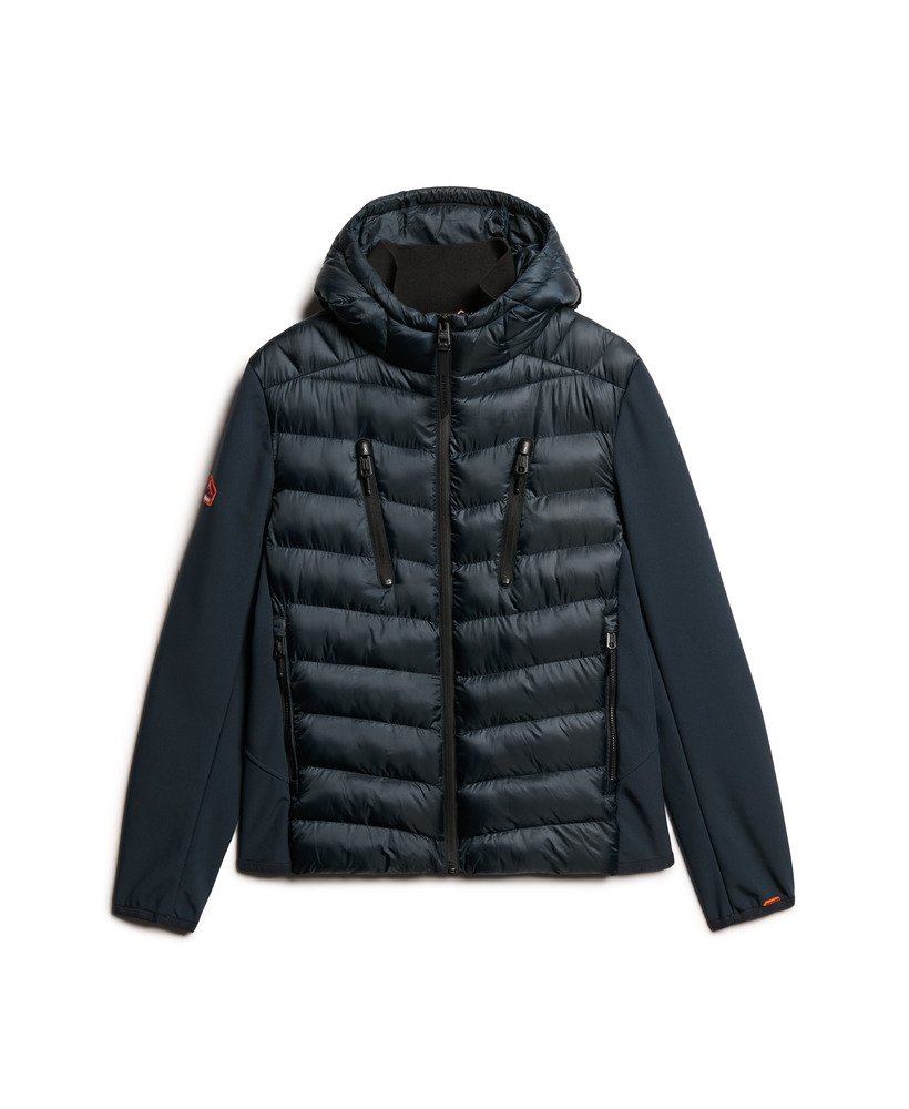 storm softshelljack met capuchon in eclipse navy