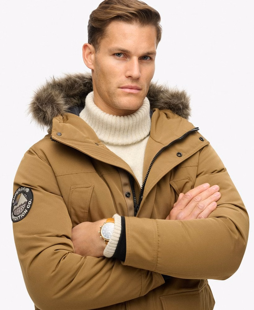 Everest parka met imitatiebont