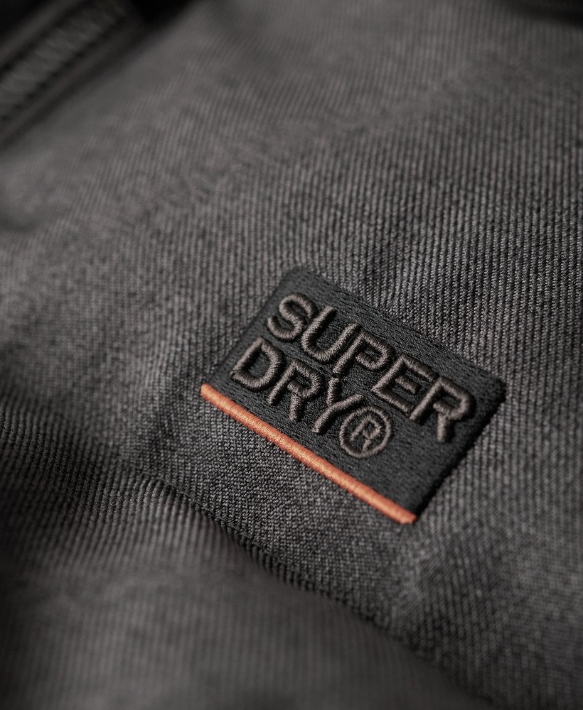 sportief gewatteerd tweed gilet in grijs gemêleerd
