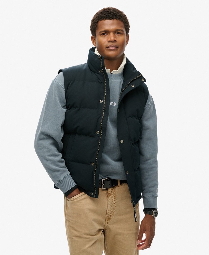 niet-gecapuchon everest gilet in eclipse navy