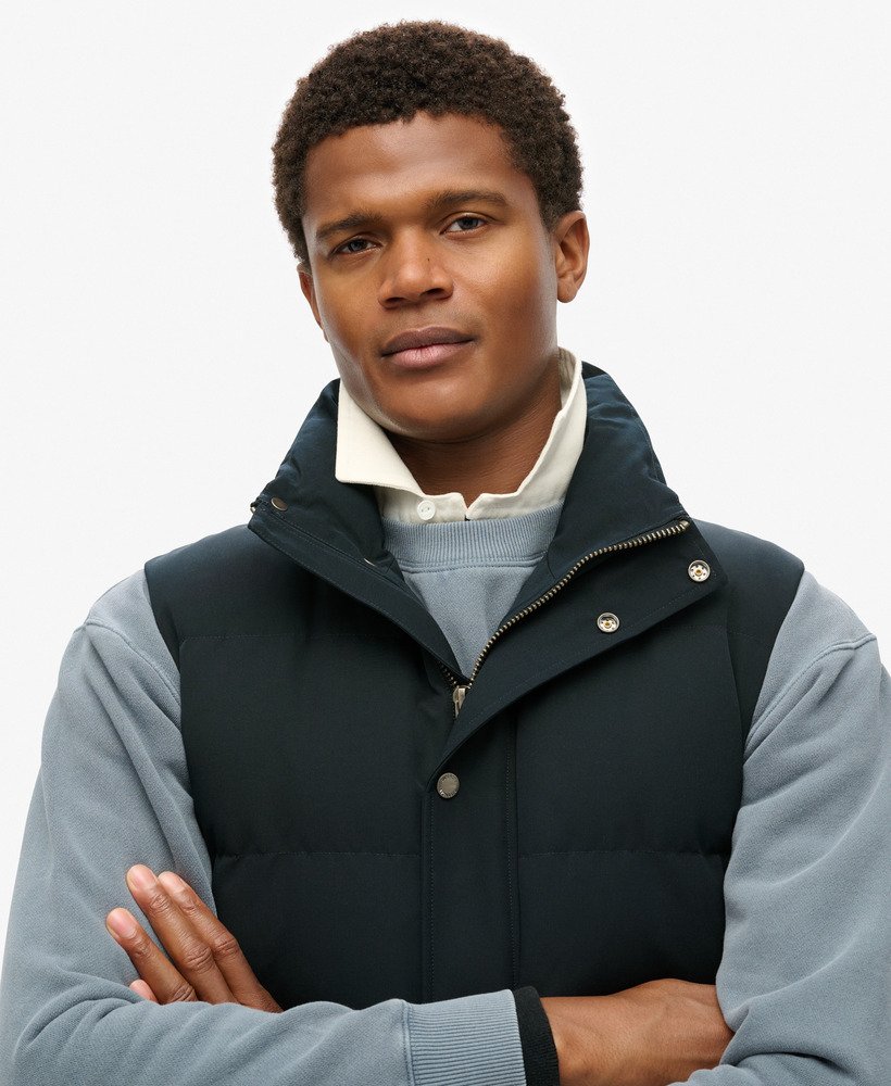 niet-gecapuchon everest gilet in eclipse navy