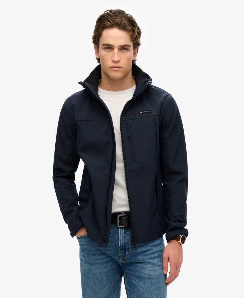 Softshell trekkersjas met capuchon