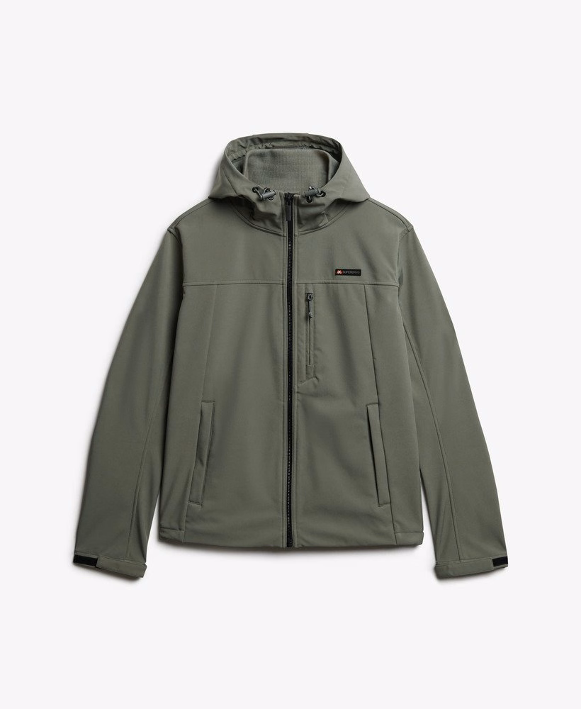 Softshell trekkersjas met capuchon