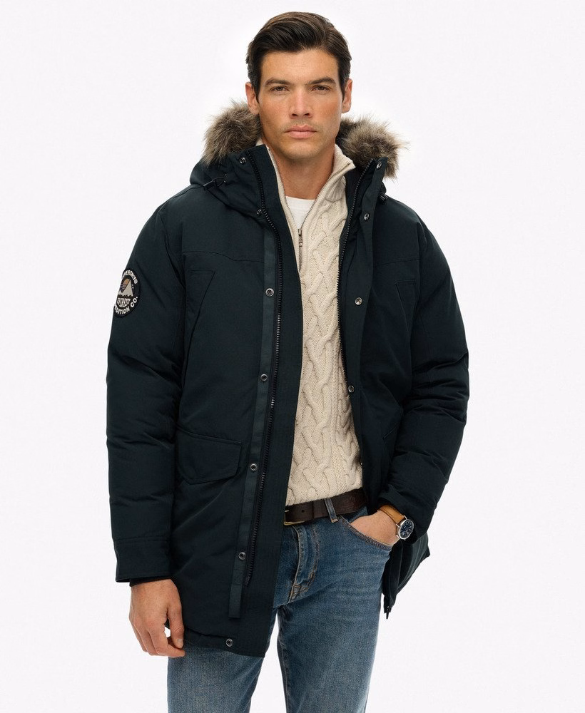 Everest parka met imitatiebont
