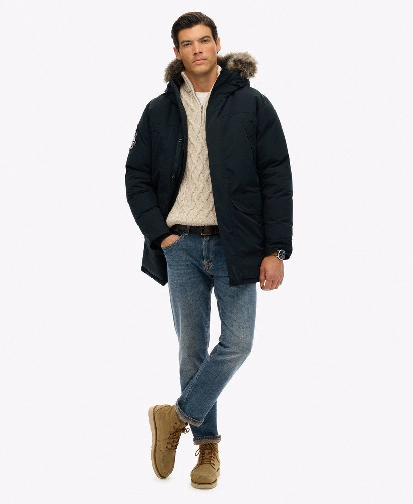 Everest parka met imitatiebont