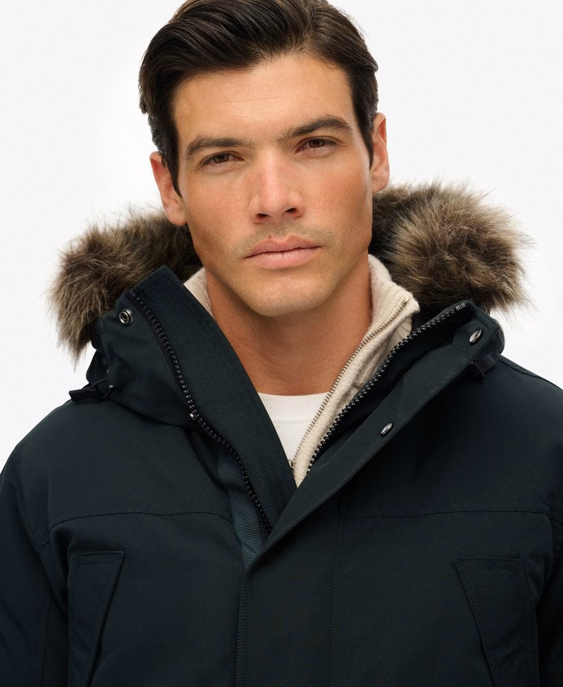Everest parka met imitatiebont