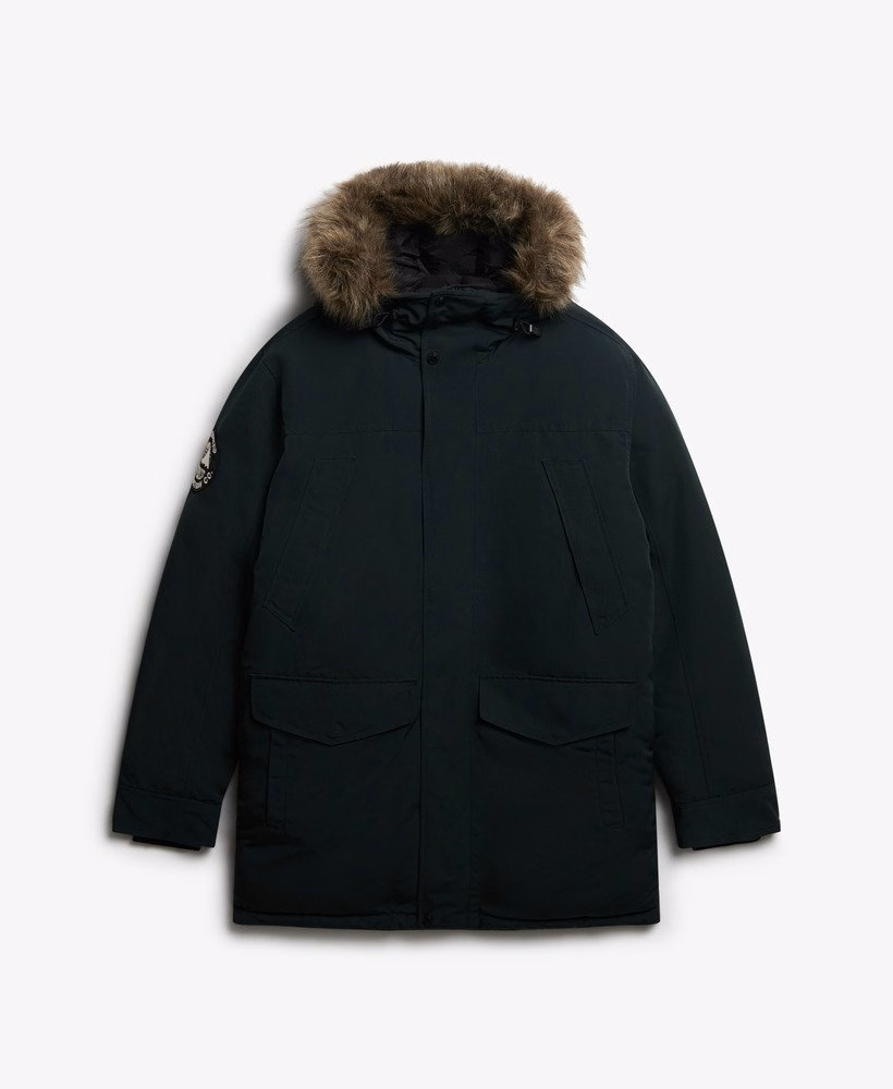 Everest parka met imitatiebont