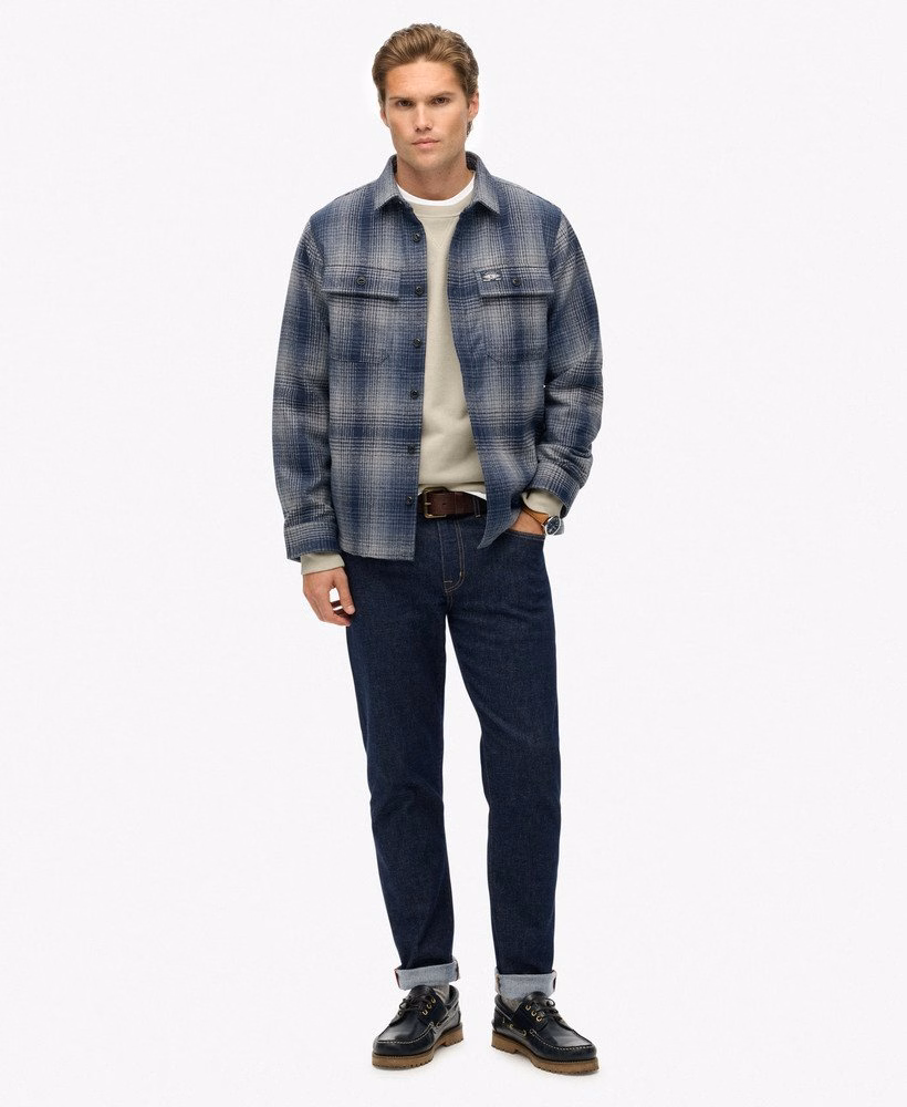 Miller overshirt van wolmix