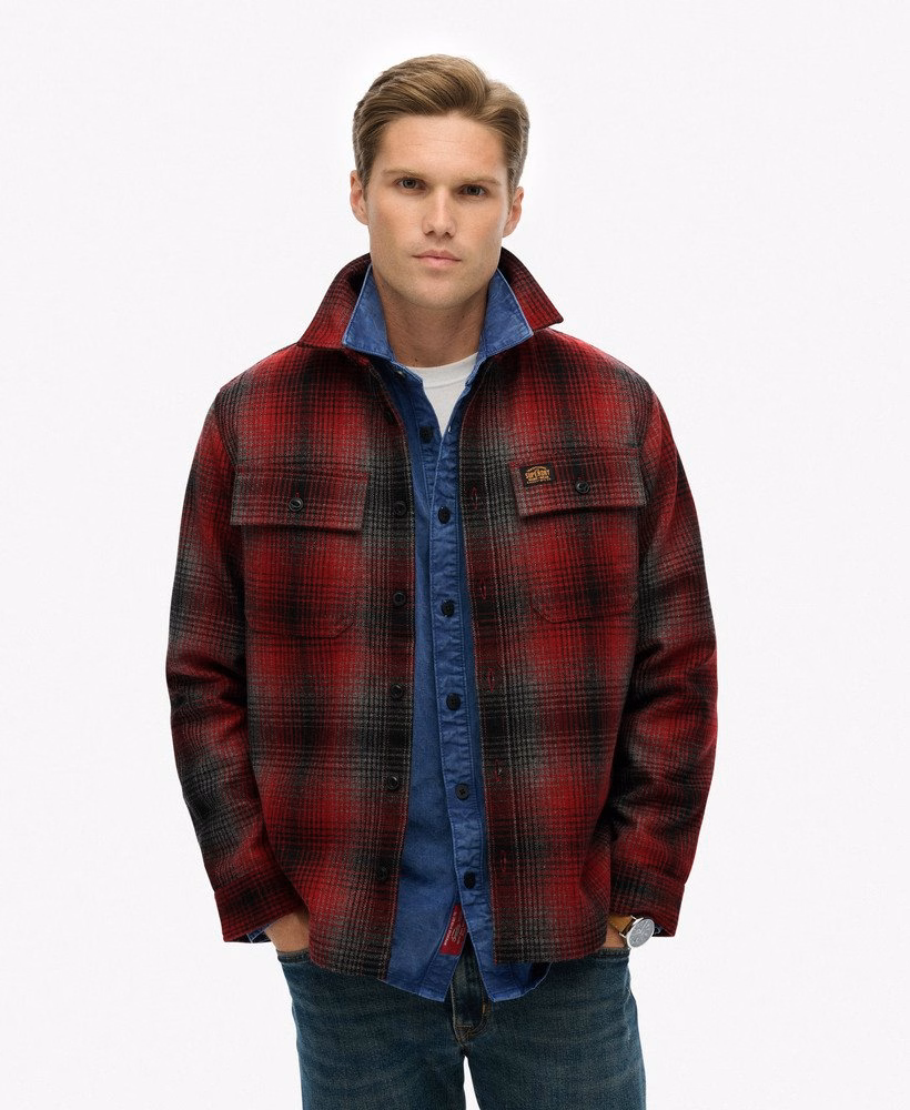 Miller overshirt van wolmix