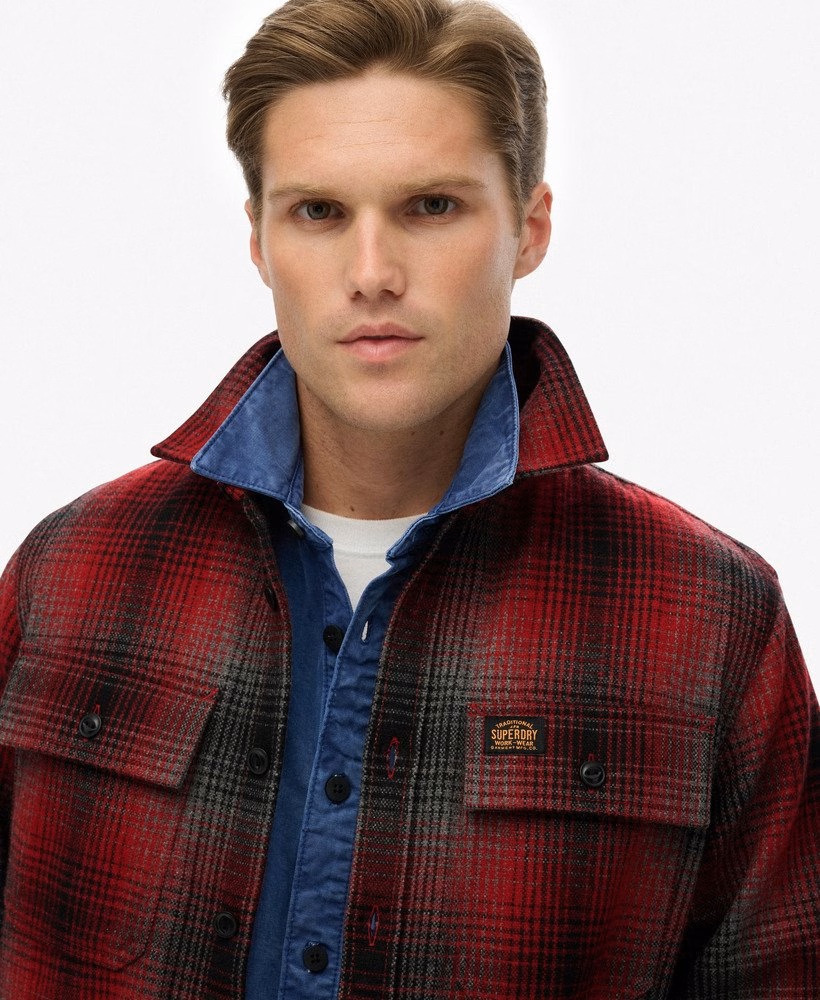 Miller overshirt van wolmix