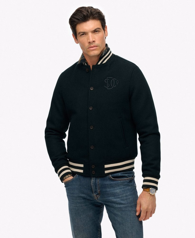 Varsity Monogram Bomberjack van wolmix
