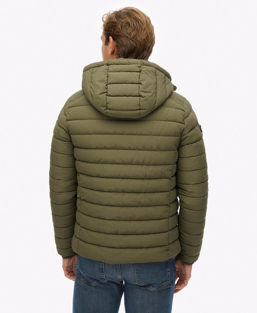 Gewatteerde Fuji-jas met capuchon