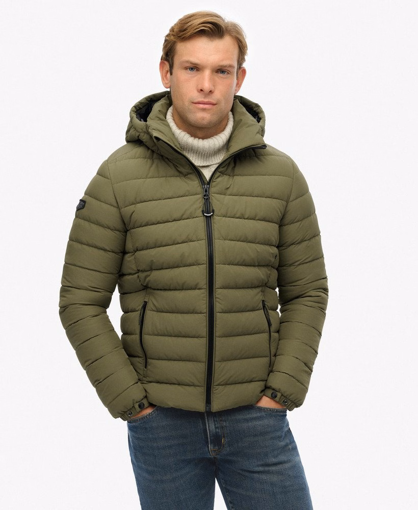 Gewatteerde Fuji-jas met capuchon