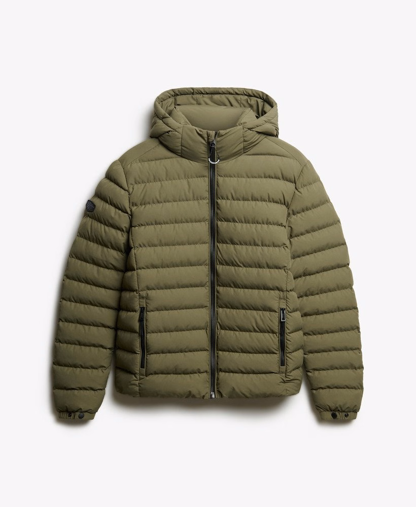 Gewatteerde Fuji-jas met capuchon