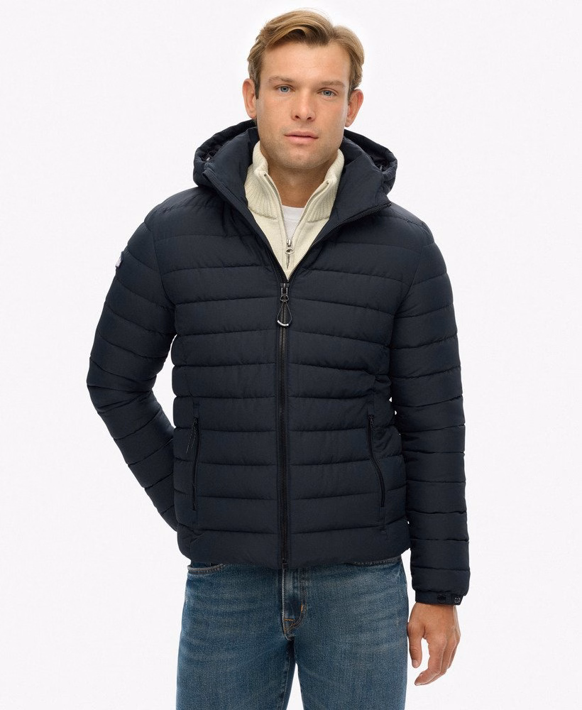 Gewatteerde Fuji-jas met capuchon