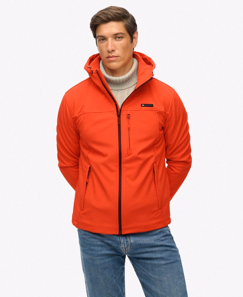 Softshell trekkersjas met capuchon